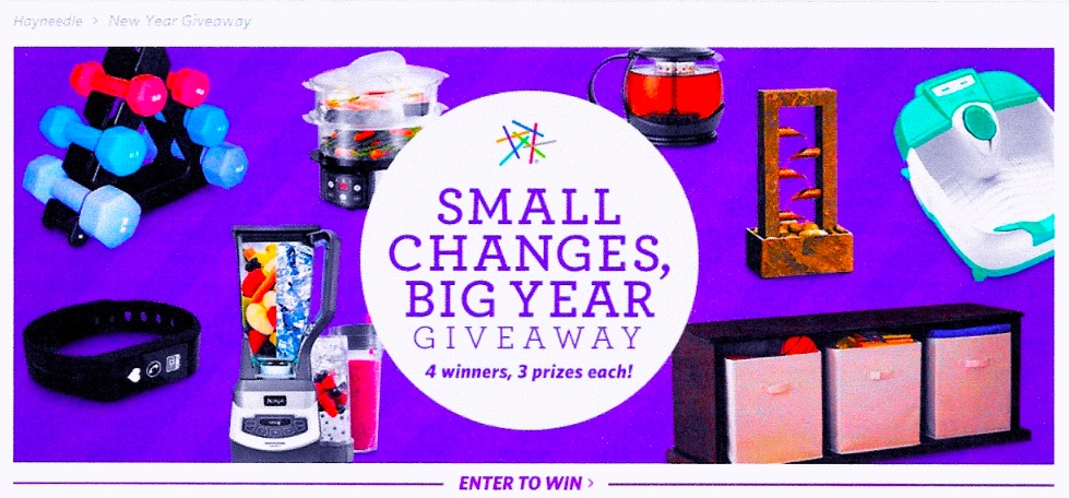 Small Changes, Big Year Giveaway