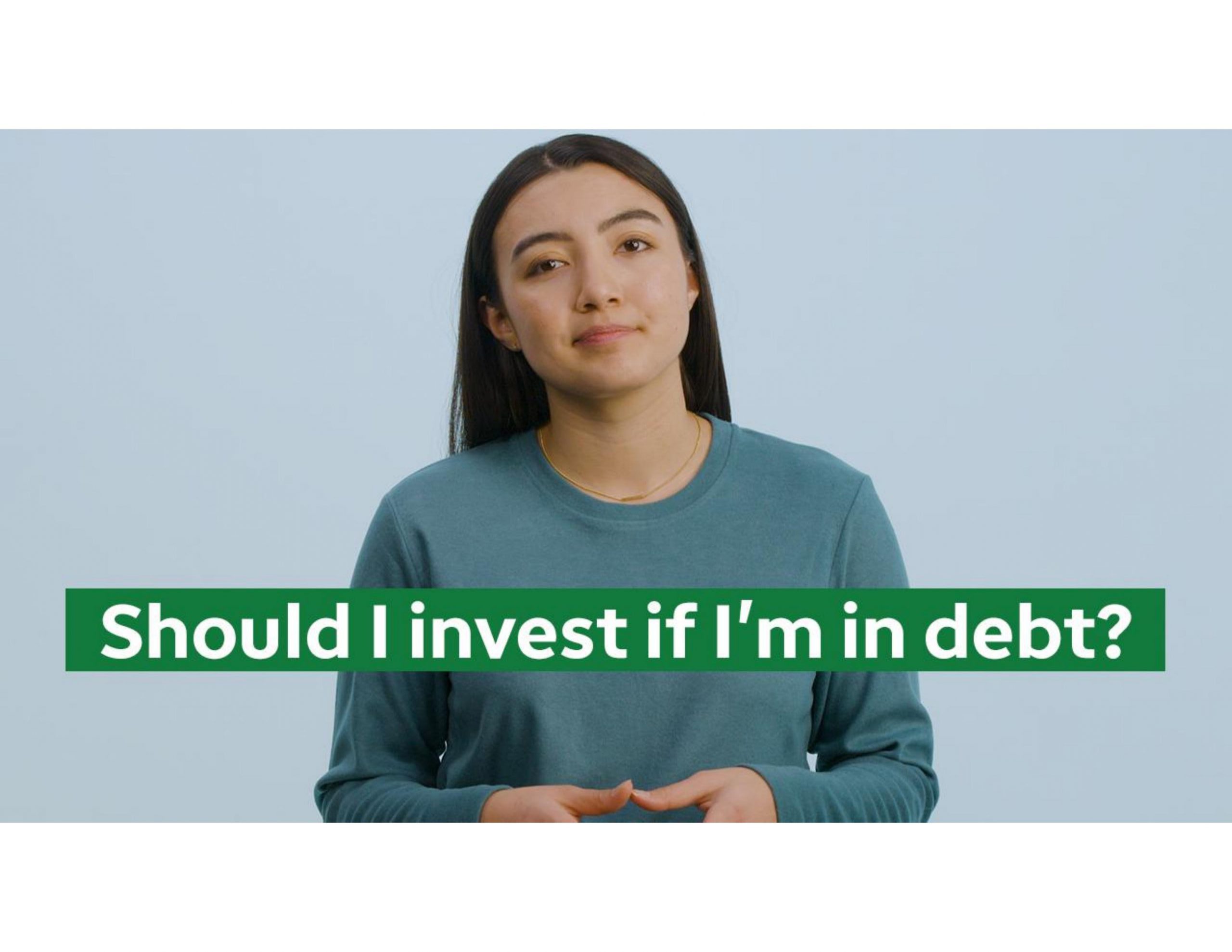 TD Ameritrade Q and A Video-“Should I Invest if I’m in Debt?”